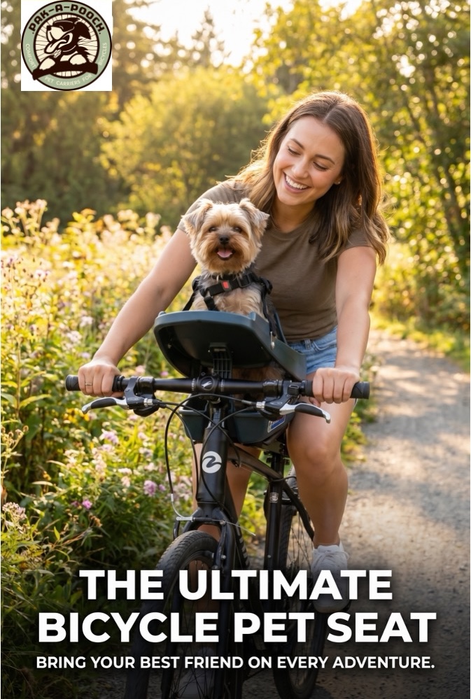 Pak-a-Pooch (Pet Carrier) comes with detachable mount and booster