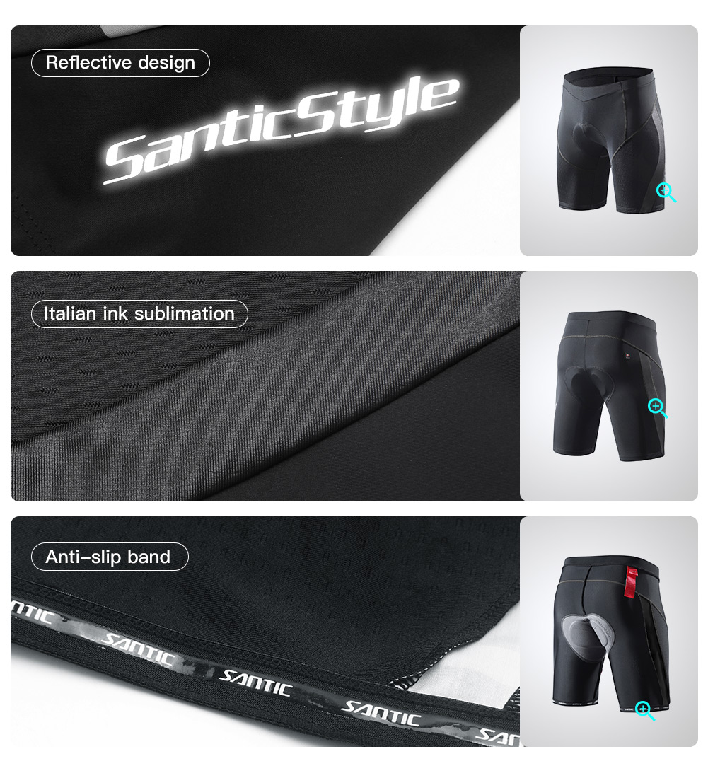 SANTIC Men's Cycling Tights - Pingfan 3.0 - Image 3