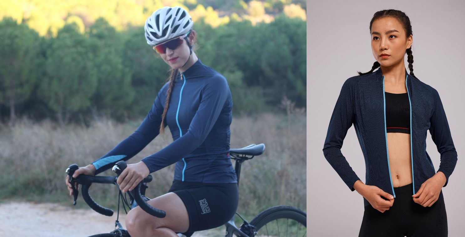 SANTIC Ladies' Long Sleeve Cycling Jersey - Romi - Image 6