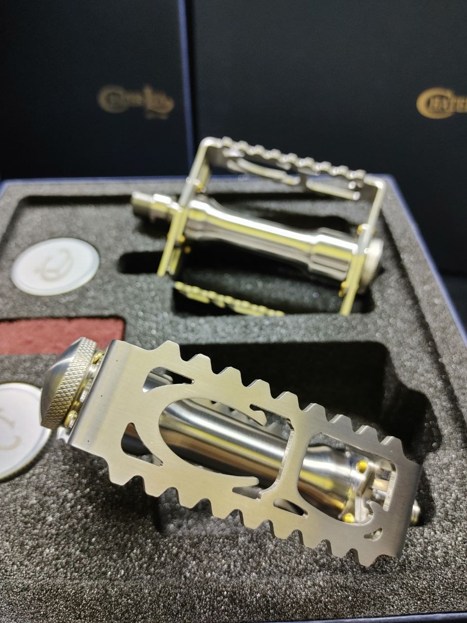 CHARTER-LEA Grand Tour Toe Clip Pedal - Last units