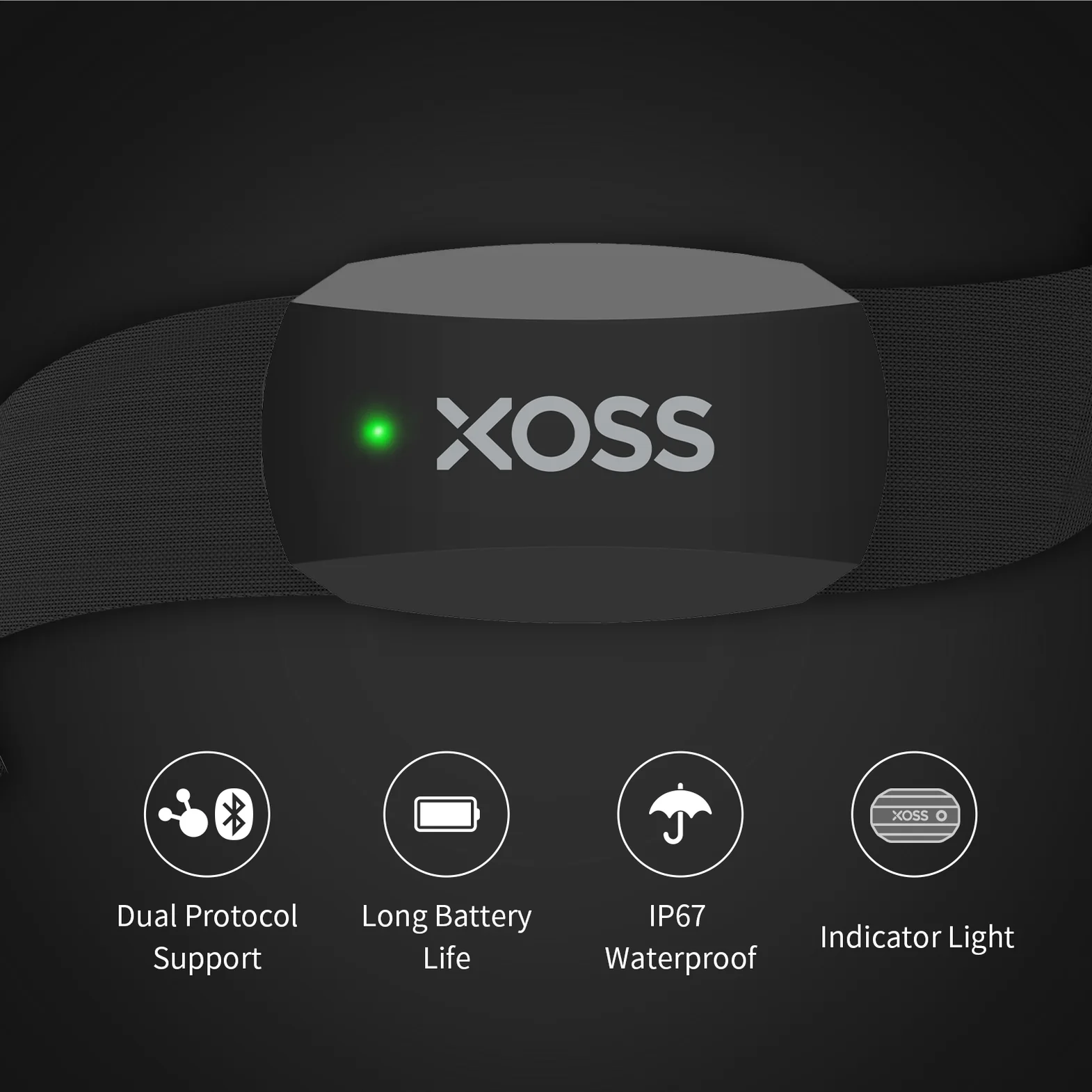 XOSS X1 Heart Rate Monitor - Image 3